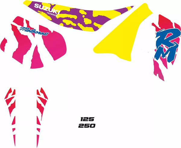 Tecnosel graphic kit oem suzuki 92 23v00