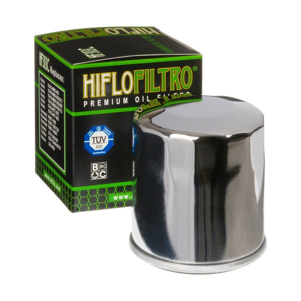 HIFLOFILTRO OIL FILTER CHROME - HF303C HF303C