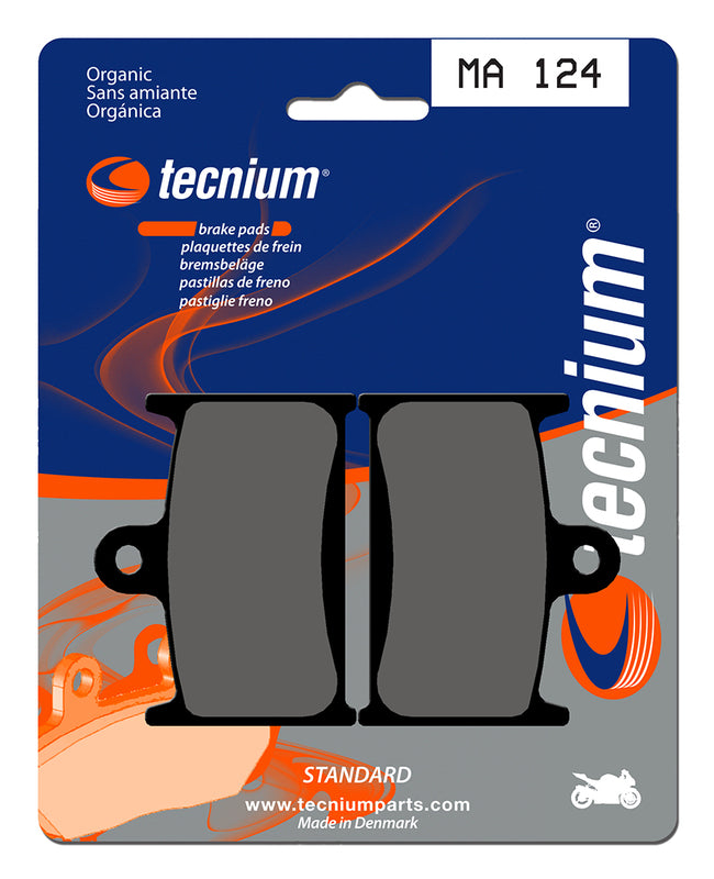 Tecnium Street Organic Brake Pads - MA124 1022345