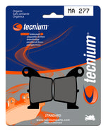 Tecnium Street Organic Brake Pads - MA277 1022454