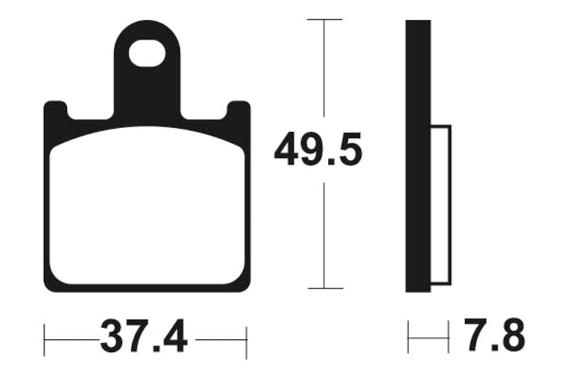 Tecnium Racing sintrattu metallihiilijarrutyynyt - MCR338 1022594