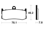 Tecnium Racing sintrattu metallihiilijarrutyynyt - MCR364 1022600