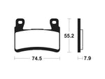 Tecnium Racing sintrattu metallihiilijarrutyynyt - MCR394 1022603