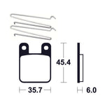 Tecnium -skootteri Orgaaniset jarrupalat - ME319 1022677