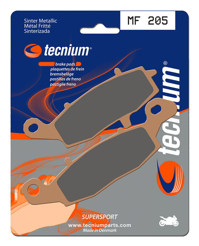 Tecnium Street Performance Sintered Metal Brake Pads - MF205 1022749