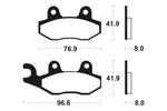 Tecnium MX/ATV sintrattu metallijarrutyynyt - MO111 1022840