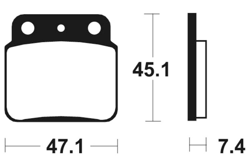 Tecnium MX/ATV sintrattu metallijarrutyynyt - MO149 1022848