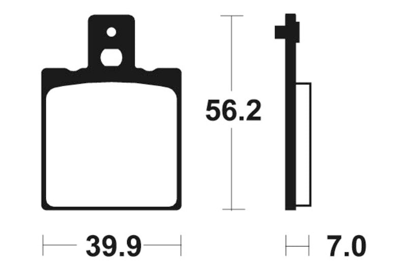 Tecnium MX/ATV sintrattu metallijarrutyynyt - MO19 1022852