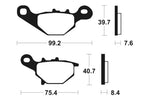 Tecnium MX/ATV sintrattu metallijarrutyynyt - MO202 1022855