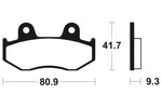 Tecnium MX/ATV sintrattu metallijarrutyynyt - MO209 1022856