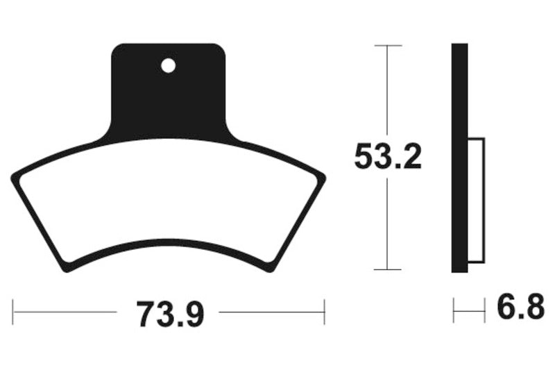 Tecnium MX/ATV sintrattu metallijarrutyynyt - MO255 1022864