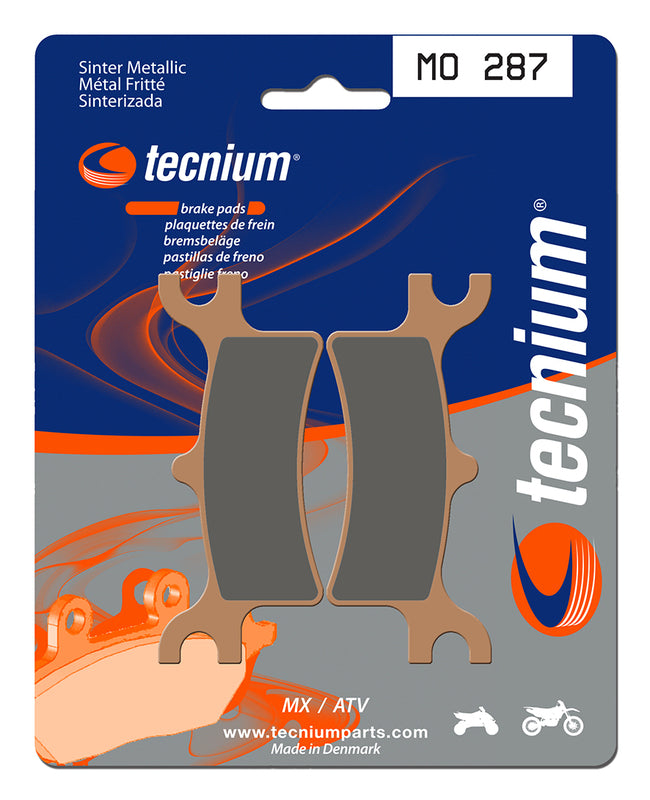 Tecnium MX/ATV -sintratut metallijarrutyynyt - MO287 1022872