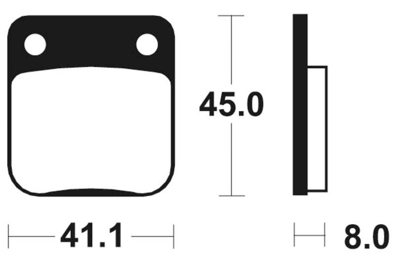 Tecnium MX/ATV sintrattu metallijarrutyynyt - MO36 1022895