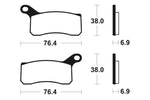 Tecnium MX/ATV sintrattu metallijarrutyynyt - MO366 1022896