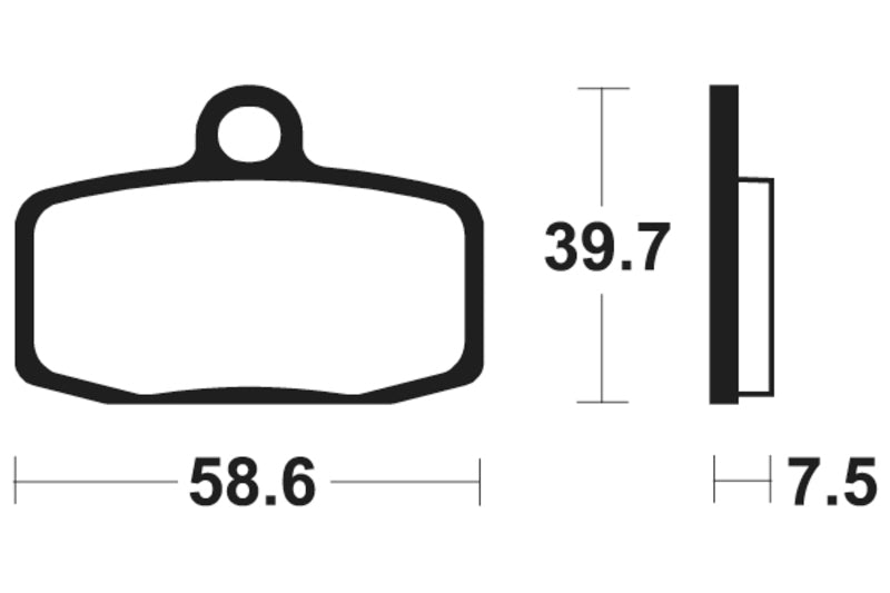 Tecnium MX/ATV sintrattu metallijarrutyynyt - MO385 1022900