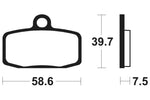 Tecnium MX/ATV sintrattu metallijarrutyynyt - MO385 1022900