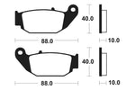 Tecnium MX/ATV sintrattu metallijarrutyynyt - MO415 1022911