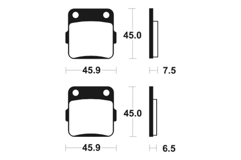 Tecnium MX/ATV sintrattu metallijarrutyynyt - MO62 1022916