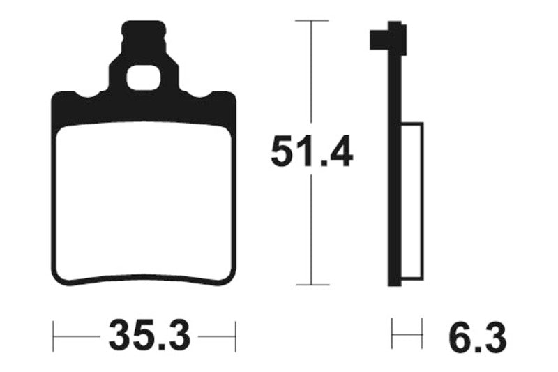 Tecnium MX/ATV sintrattu metallijarrutyynyt - MO74 1022917