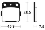 Tecnium MX/ATV sintrattu metallijarrutyynyt - MO92 1022925