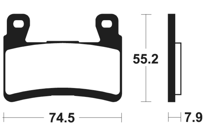 Tecnium Racing sintrattu metallijarrutyynyt - MRR394 1023150