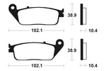 Tecnium Maxi -skootteri sintrattu metallijarrutyynyt - MSS154 1023181