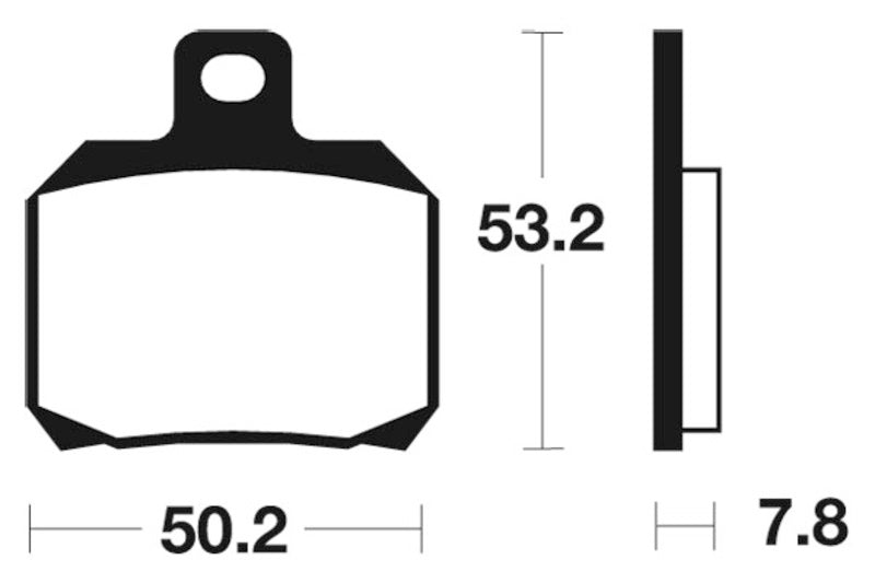 Tecnium Maxi -skootteri sintrattu metallijarrutyynyt - MSS230 1023192