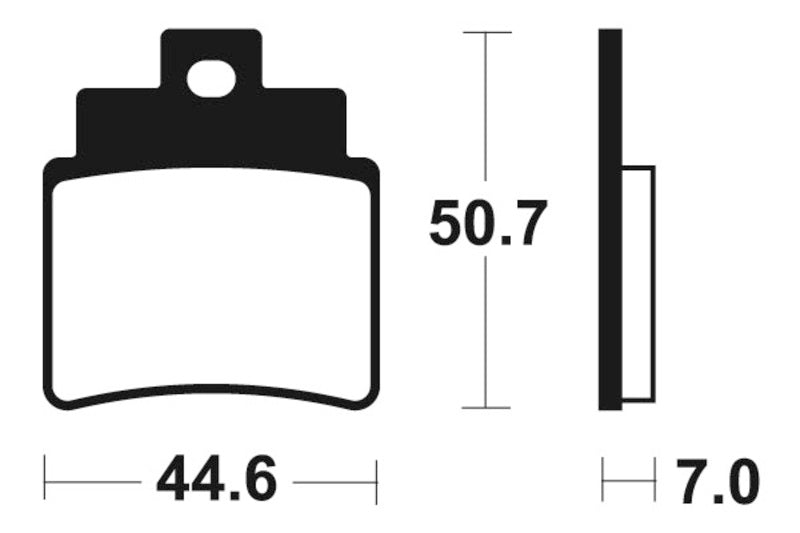 Tecnium Maxi -skootteri sintrattu metallijarrutyynyt - MSS275 1023203