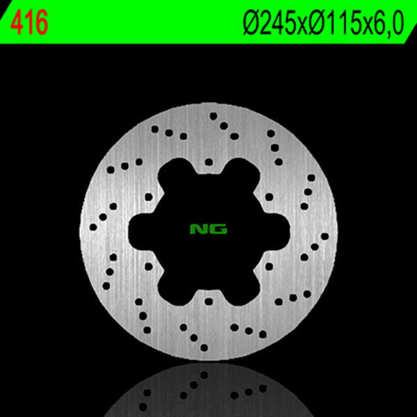 NG BRAKE DISC ROUND 416 
