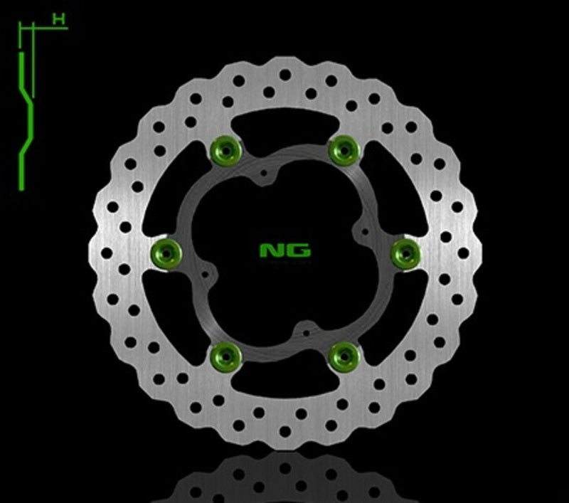 NG BRAKE DISC WAVE 1324X