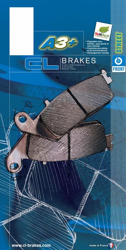 CL BRAKES Katu Sinteroitu Metalli Jarrupalat - 2246A3+ 2246A3+ 