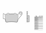 BREMBO Off-Road Sintered Metal Brake pads - 07BB02SX 07BB02SX