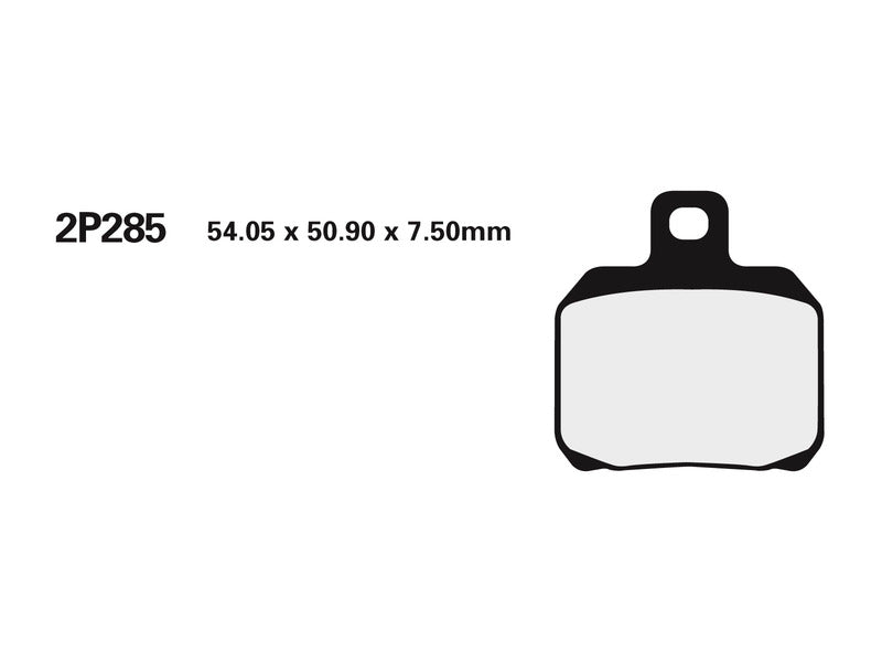 NISSIN Katu /Maasto Sinteröity Metalli Jarrupalat - 2P-285ST 2P-285ST 