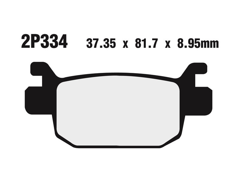 NISSIN Katu /Maasto Sinteröity Metalli Jarrupalat - 2P-334ST 2P-334ST 