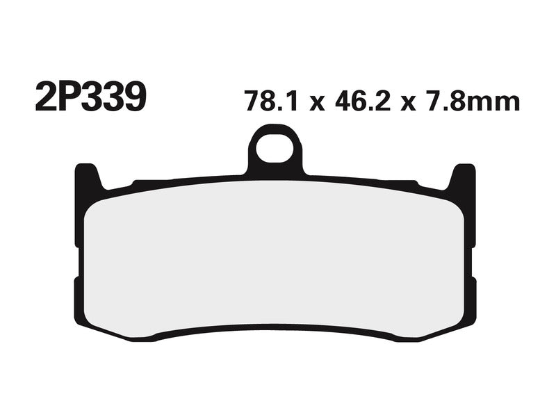 NISSIN Street /Off-Road Sintered Metal Brake pads - 2P-339ST 2P-339ST 