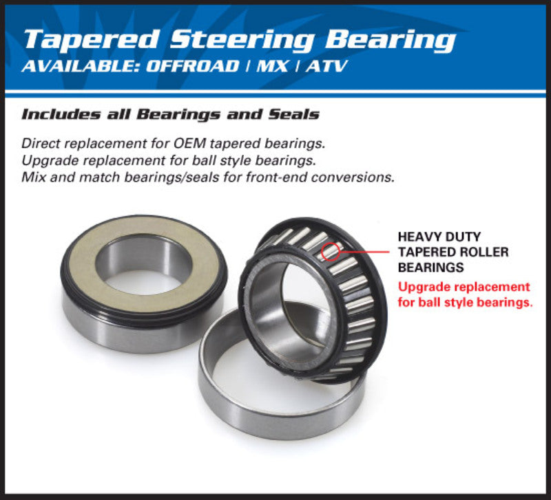 ALL BALLS Steering Shaft Bearing Kit Suzuki/Kawasaki 22-1040