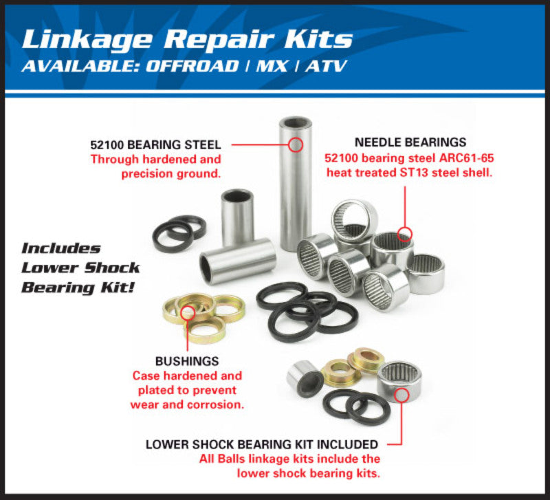 ALL BALLS Suspension Linkage Repair Kit Kawasaki KX80 27-1013