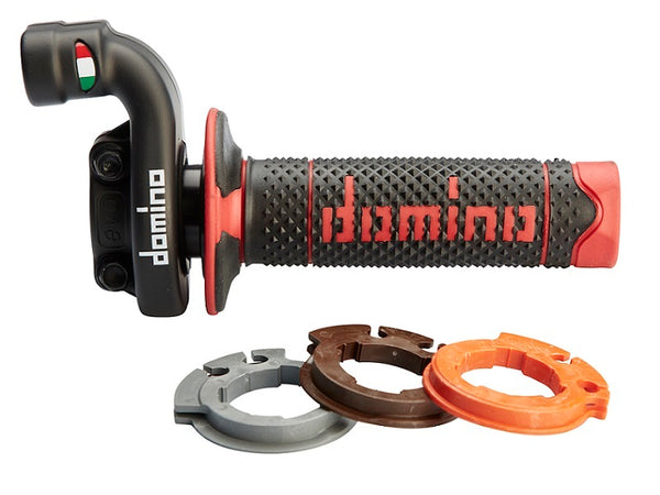 Domino KRK-kaasukahva kahvalla musta/punainen 5209.03-00