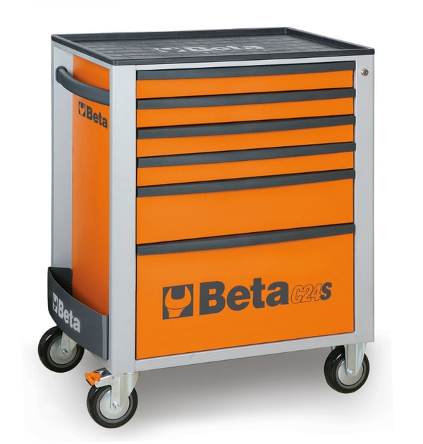 Beta Mobile Roller Cab With Six Drawers Orange 02400461