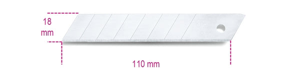 Beeta napsauttaa 10 varaosaa 18 mm: n terän koteloa 1771BM 017710010