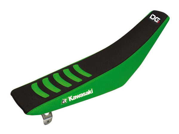 Blackbird Double Grip 3 Saddle Cover - Vihreä/musta - Kawasaki KX250F/450F 1431H
