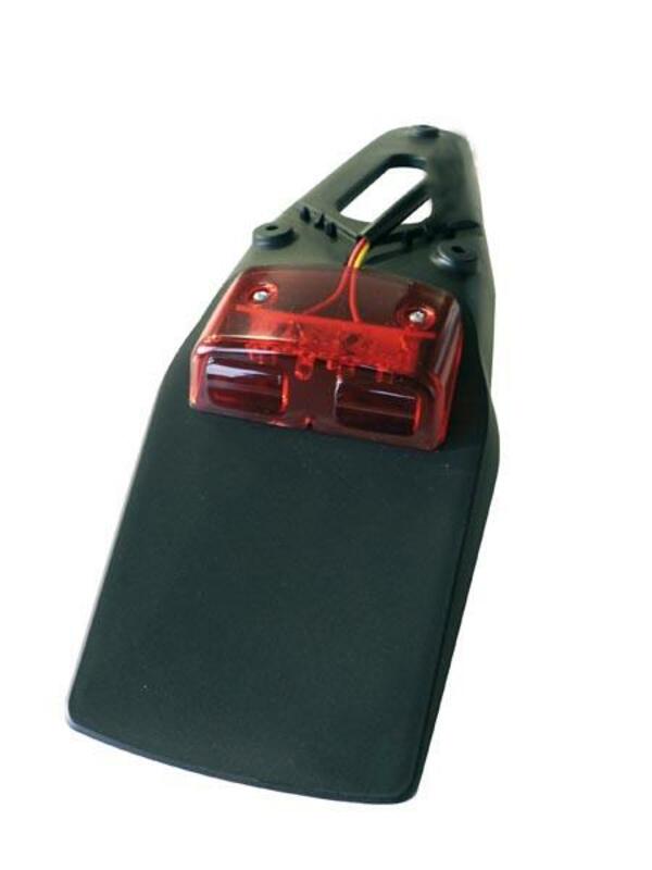 Bihr Reaar Fender Extension Black w/ LED-Light-6199