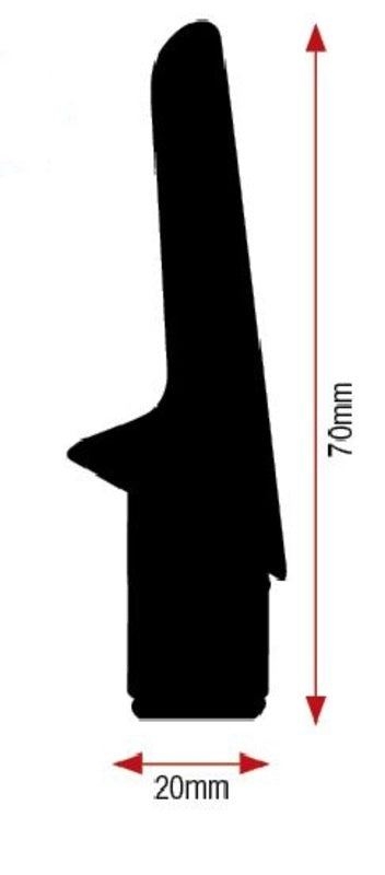 V Parts Hook LED Blinkers - Black | Universal | 6pn99m091b (pair)