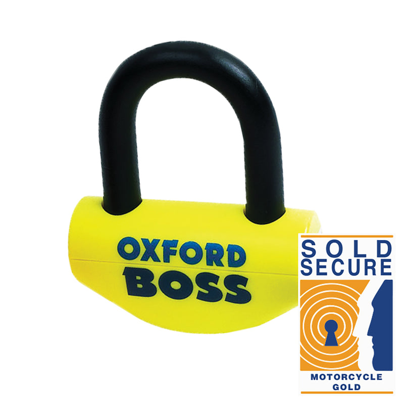 Oxford Big Boss Disc Lock - Ø16mm keltainen OF46