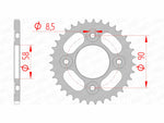 Afam steel standard rear spropet 10117 - 420