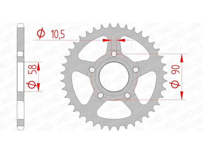 AFAM Steel Standard Takana 10215 - 520