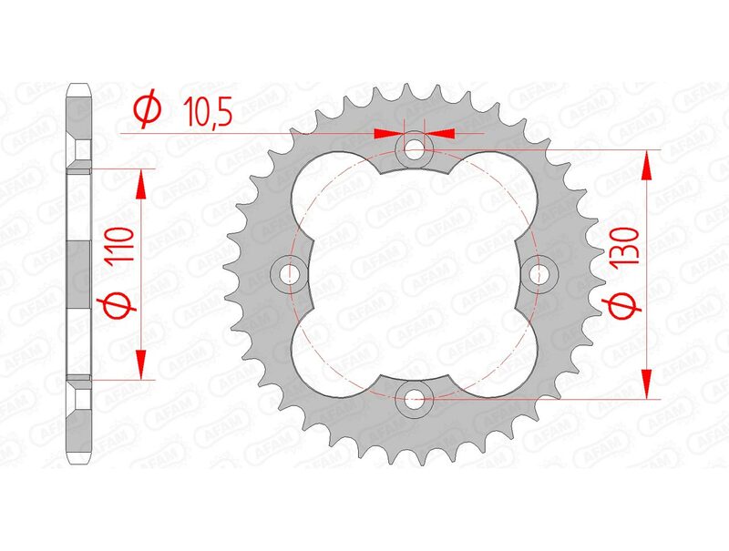 AFAM Steel Standard Takana 10318 - 520