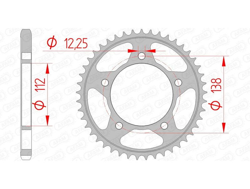 AFAM Steel Standard Takana 10613 - 525