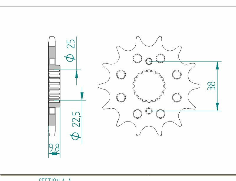 Afam Steel Standard Front Spack 166400 - 520