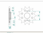 Afam Steel Standard Front Spack 166400 - 520